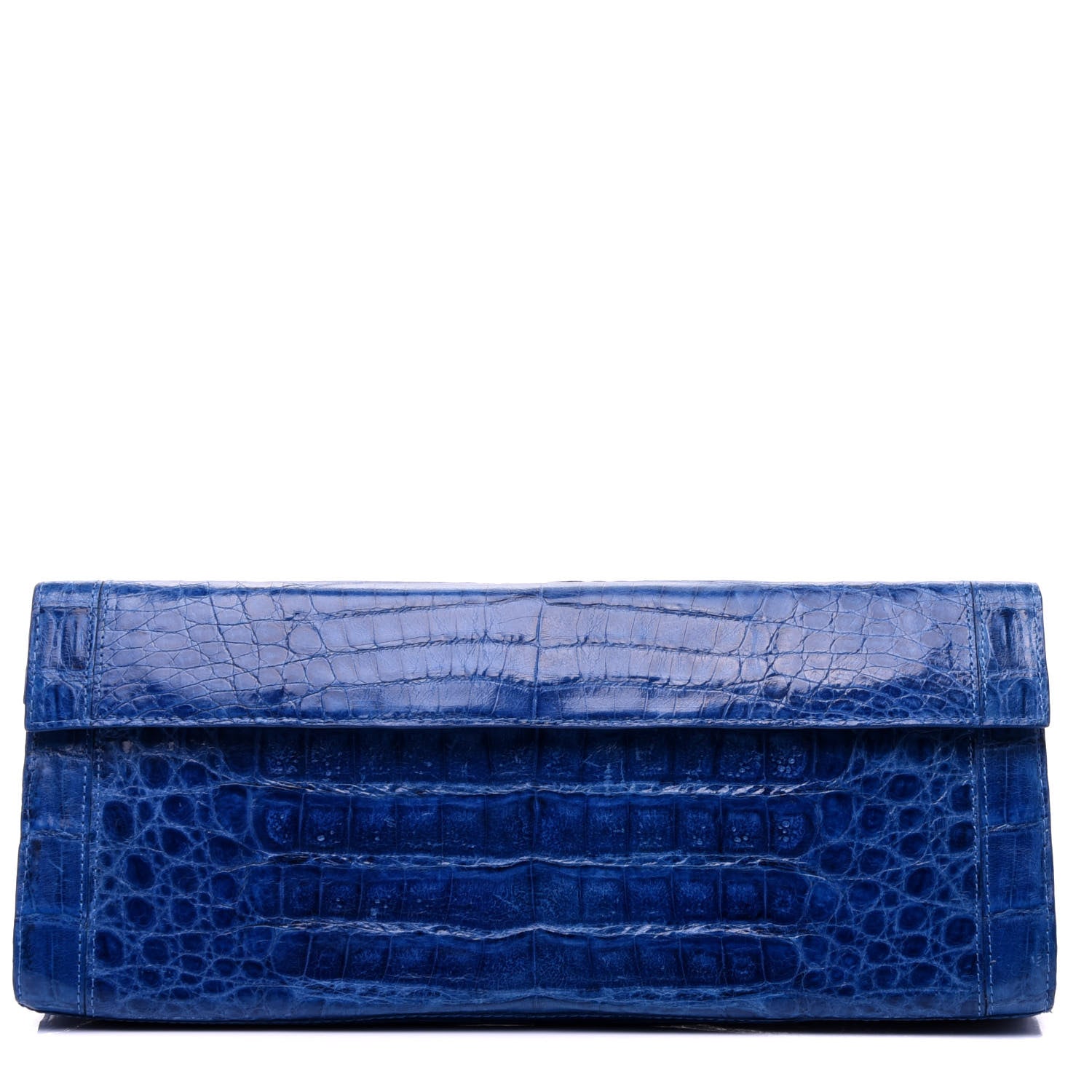 Nancy Gonzalez Crocodile Clutch Blue 1 of 10