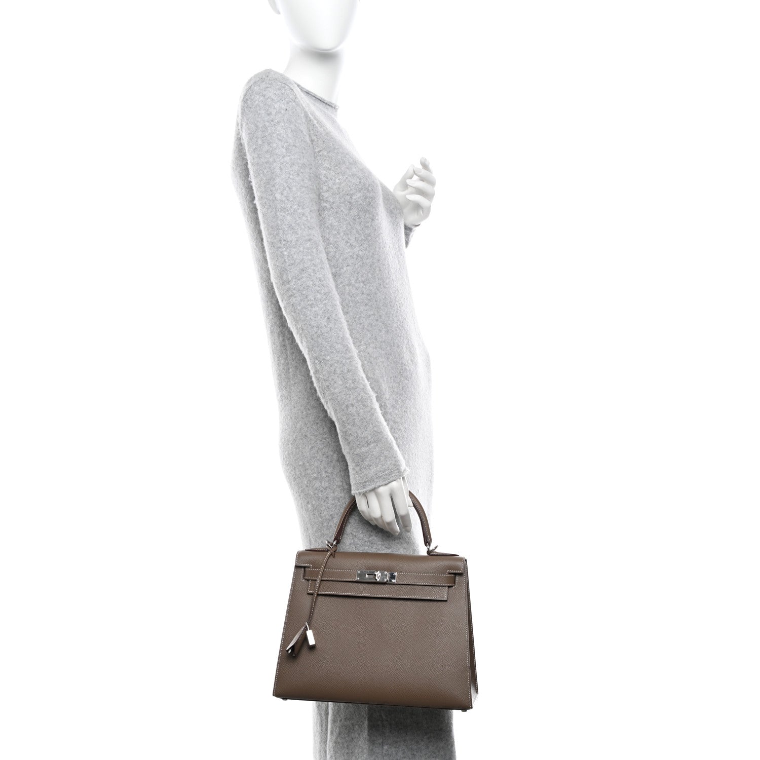 Hermes Epsom Kelly Sellier 28 Etoupe 2 of 10