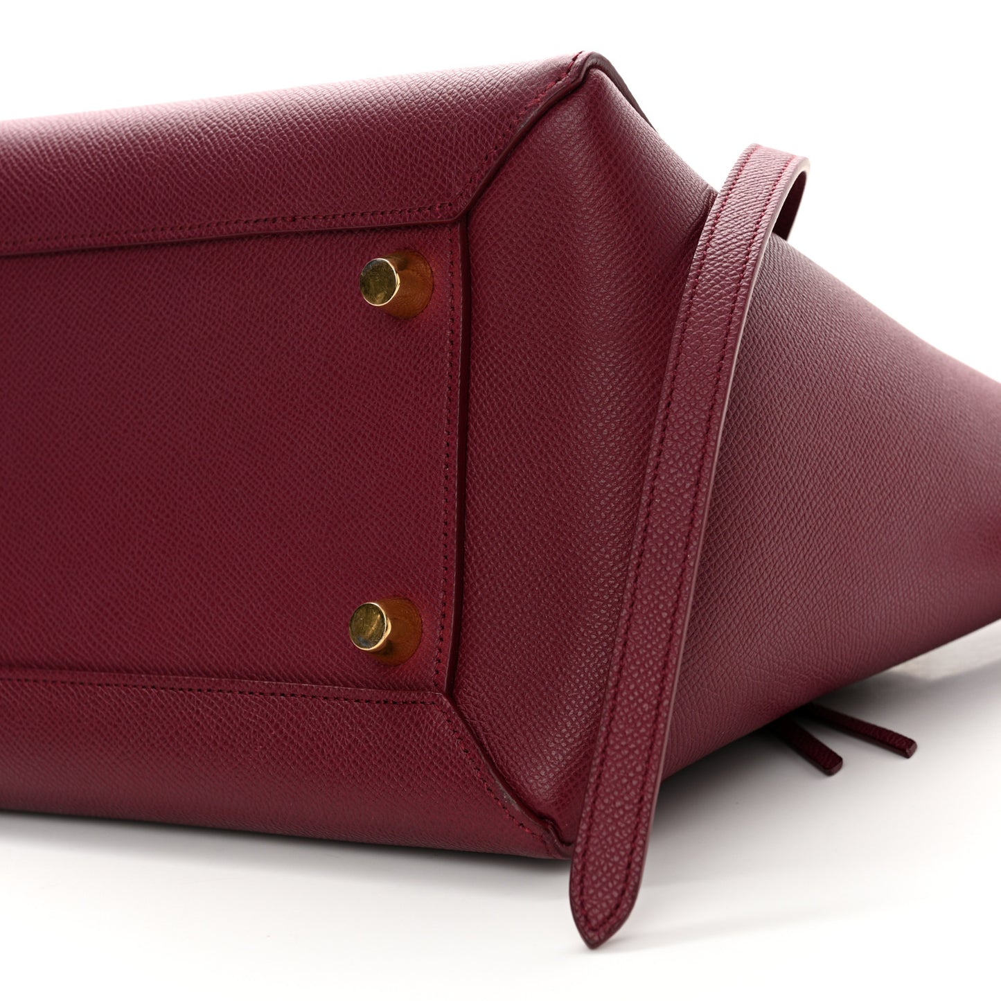 Grained Calfskin Mini Belt Bag Plum