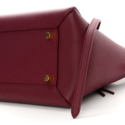 Celine Grained Calfskin Mini Belt Bag Plum 10 of 14