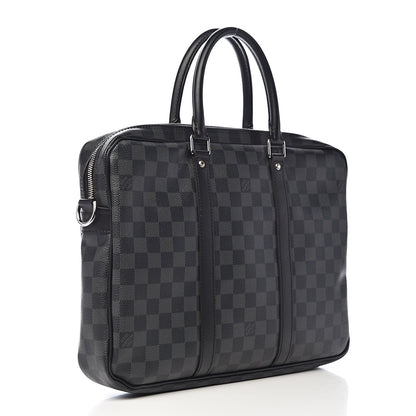 Louis Vuitton Damier Graphite Porte Documents Voyage PM 3 of 10