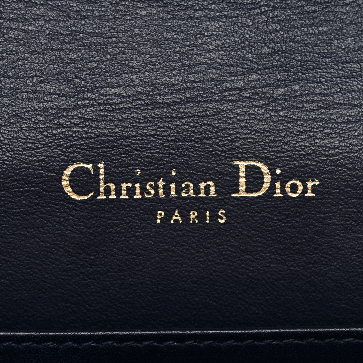 Christian Dior Patent Cannage Lady Dior Clutch Blue 6 of 10