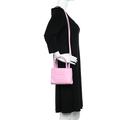 Telfar Vegan Leather Small Shopping Bag Bubblegum 2 of 9