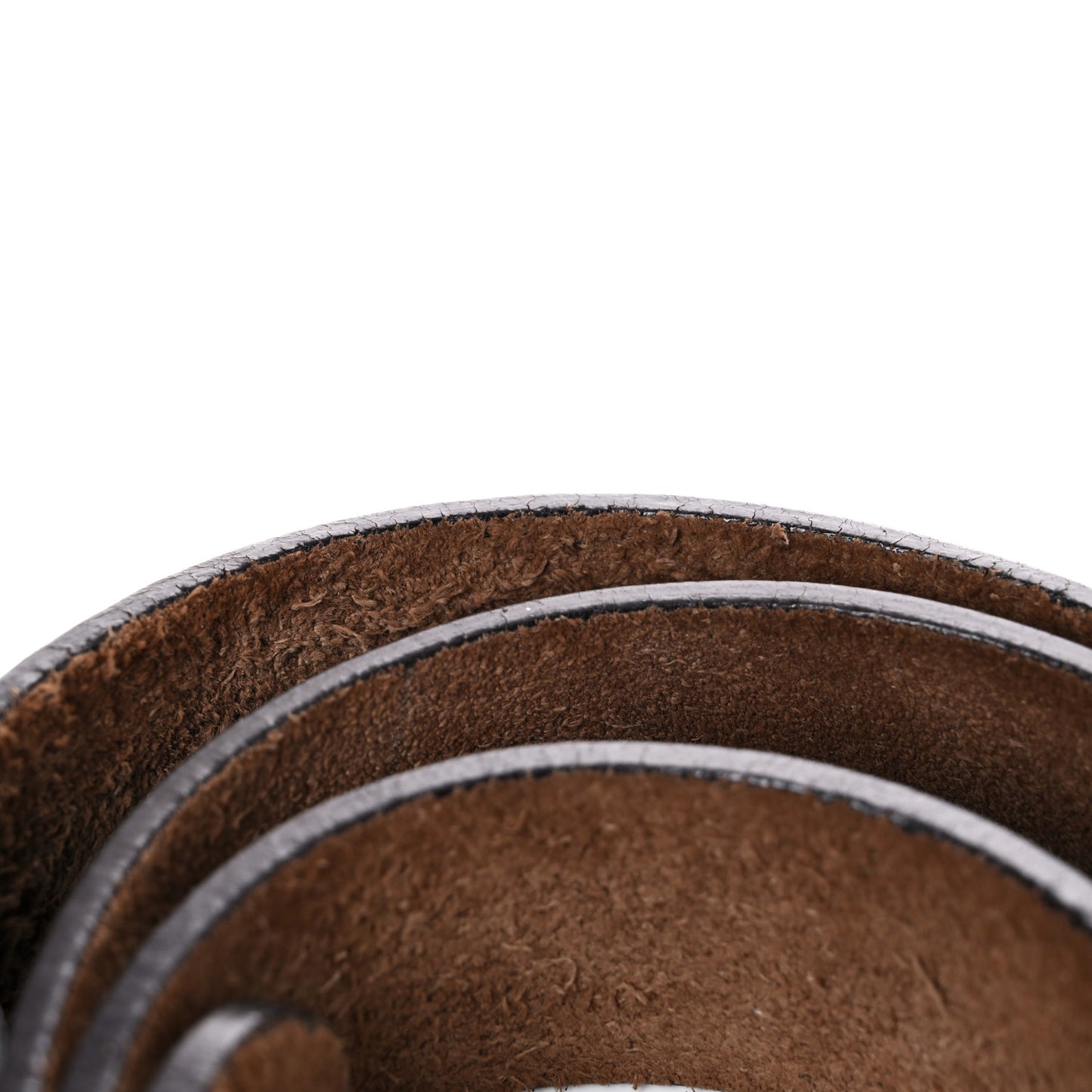 Faded Calfskin Double G Belt 100 40 Brown