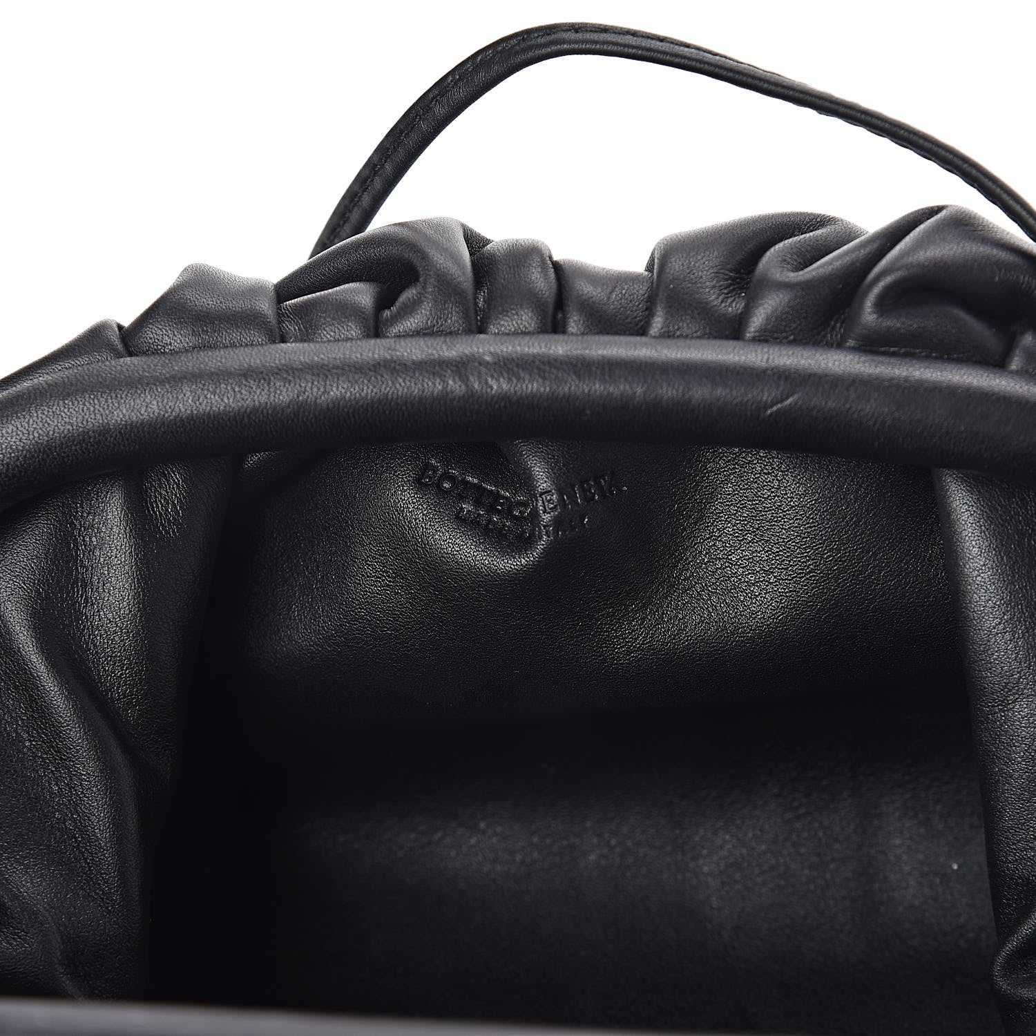 Bottega Veneta Butter Calfskin The Mini Pouch Black 8 of 9