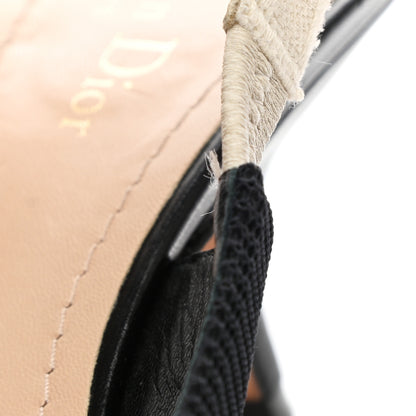 Christian Dior Technical Canvas Ribbon J Adior Slingback 65mm Pumps 40 Black 10 of 15