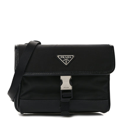 Prada Re-Nylon Saffiano Smartphone Case Crossbody Black 1 of 10