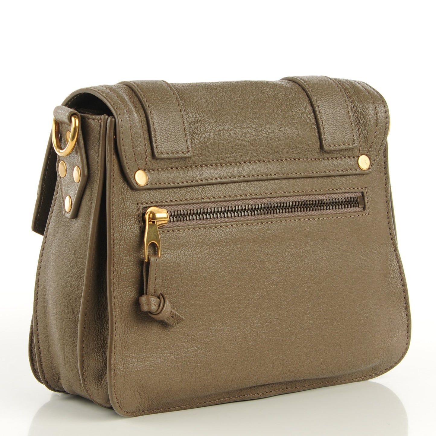 Lambskin PS1 Pouch Smoke