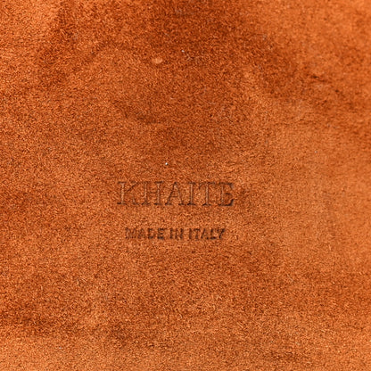 Khaite Suede Calfskin Beatrice Small Hobo Caramel 6 of 10