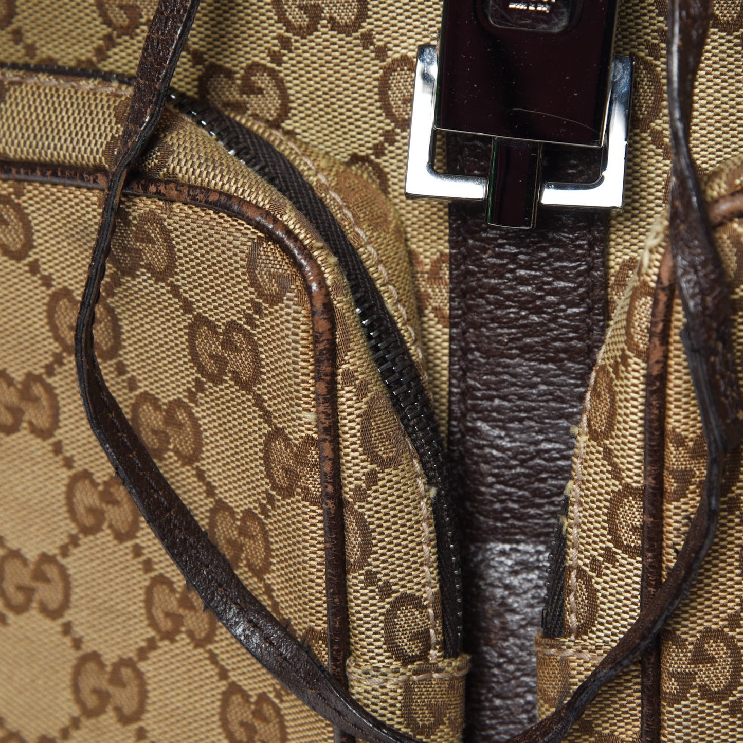 Monogram Backpack Dark Brown