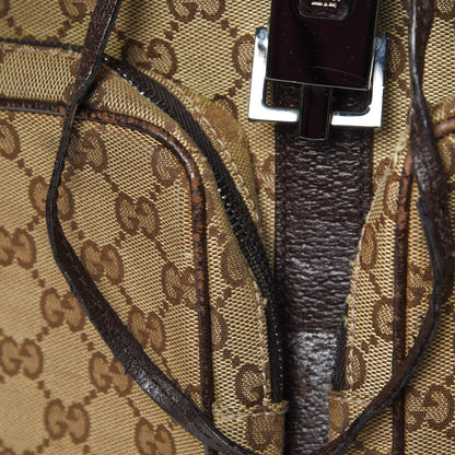 Gucci Monogram Backpack Dark Brown 14 of 21