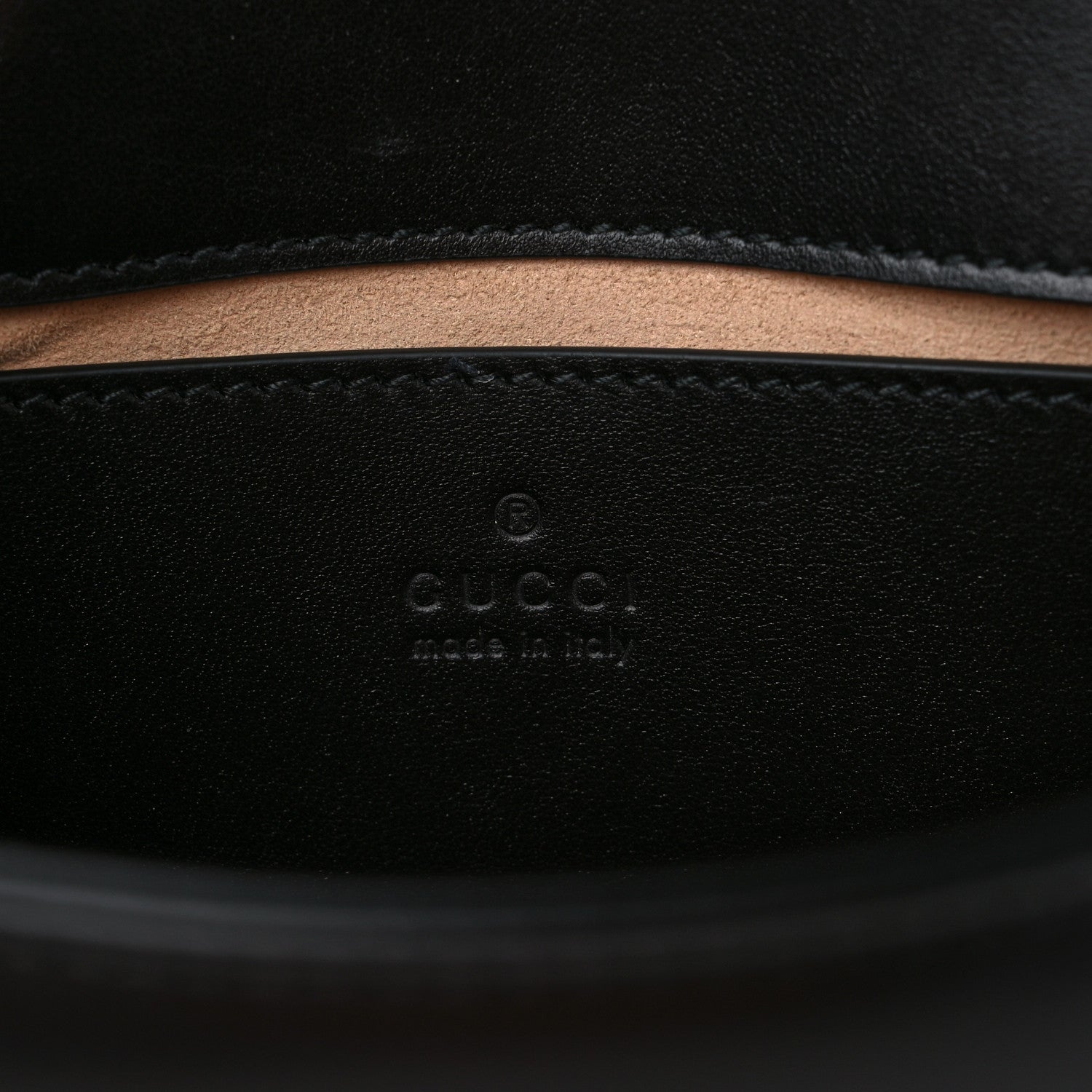 Gucci Calfskin Matelasse Mini GG Marmont Shoulder Bag Black 6 of 9