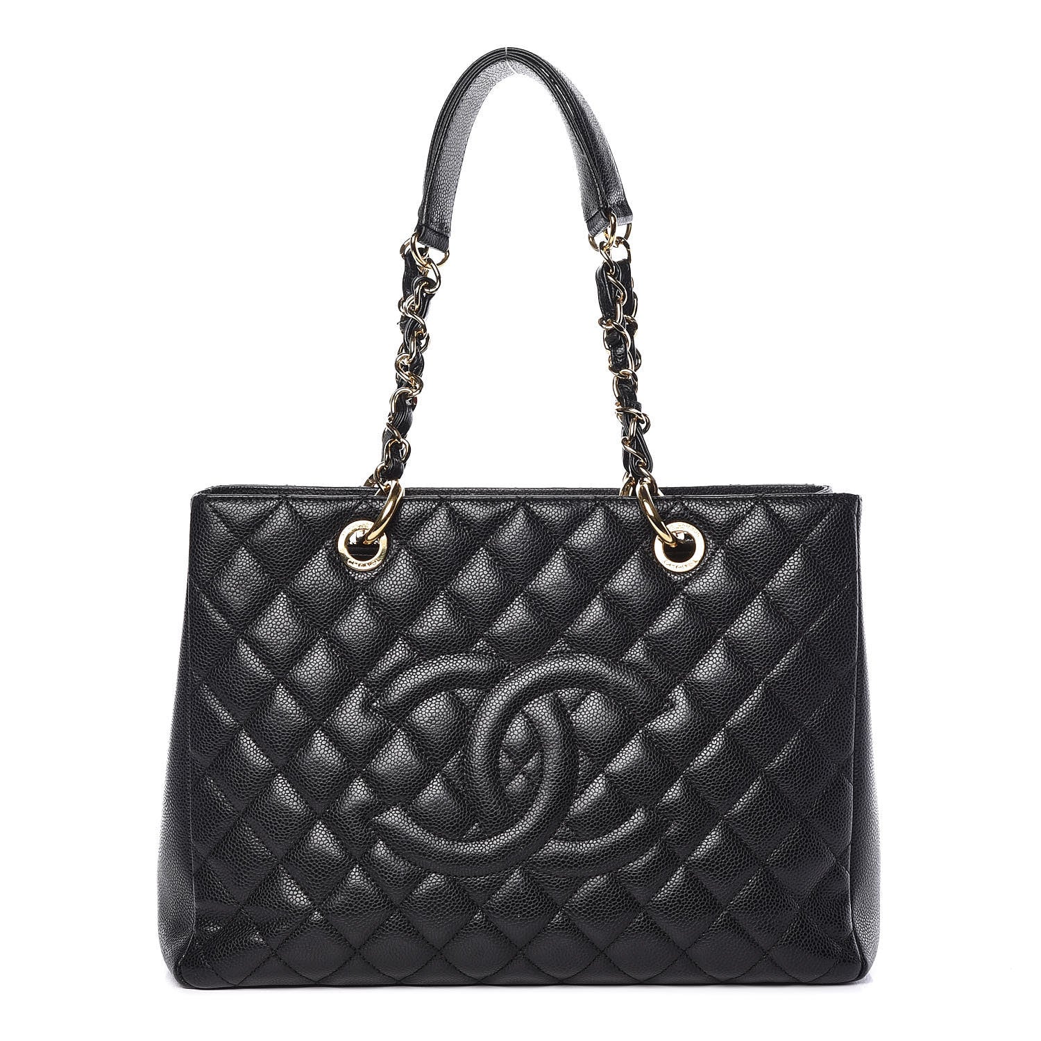 Chanel Caviar Quilted Grand Shopping Tote GST Black 1 of 22