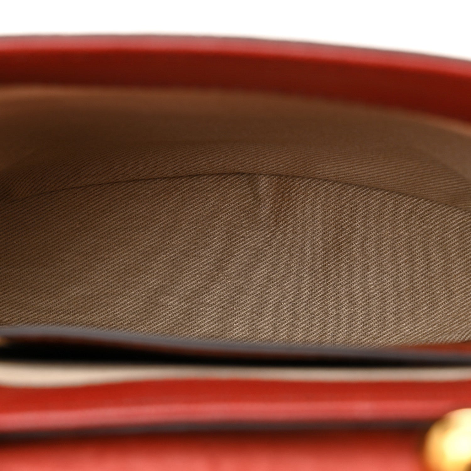 Chloe Calfskin Lizard Embossed Small Aby Lock Sepia Brown 5 of 10