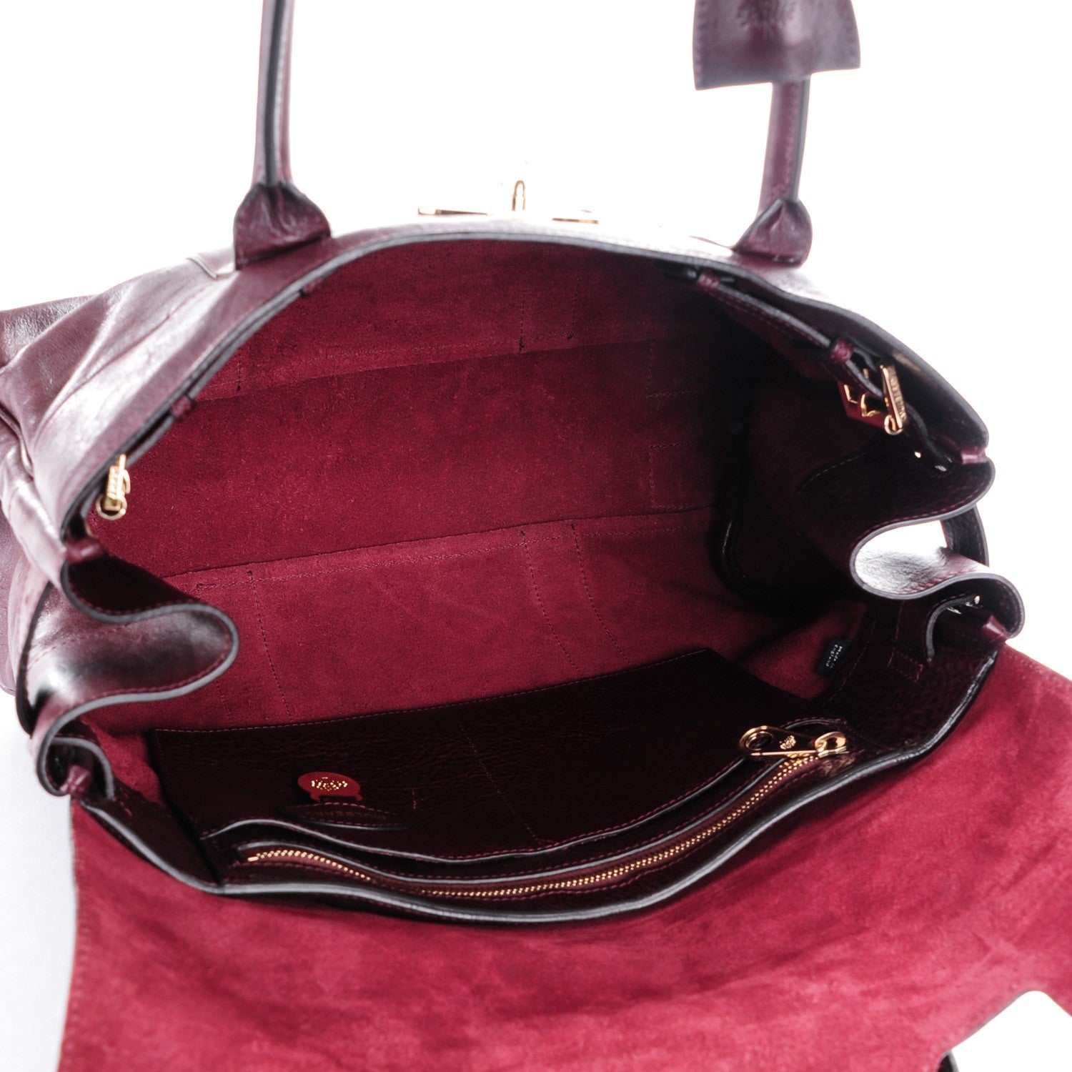 Mulberry Natural Leather Bayswater Oxblood 5 of 9