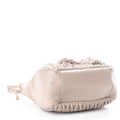 Miu Miu Nappa Matelasse Bucket Bag Cammeo 4 of 6