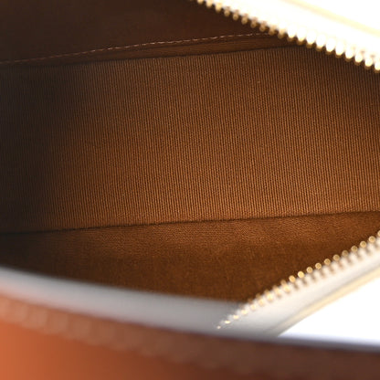 Celine Canvas Calfskin Ava Triomphe Shoulder Bag White 5 of 11