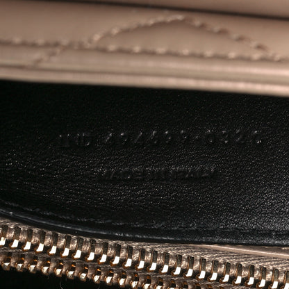Saint Laurent Calfskin Y Quilted Monogram Small Loulou Chain Satchel Dark Beige 6 of 8