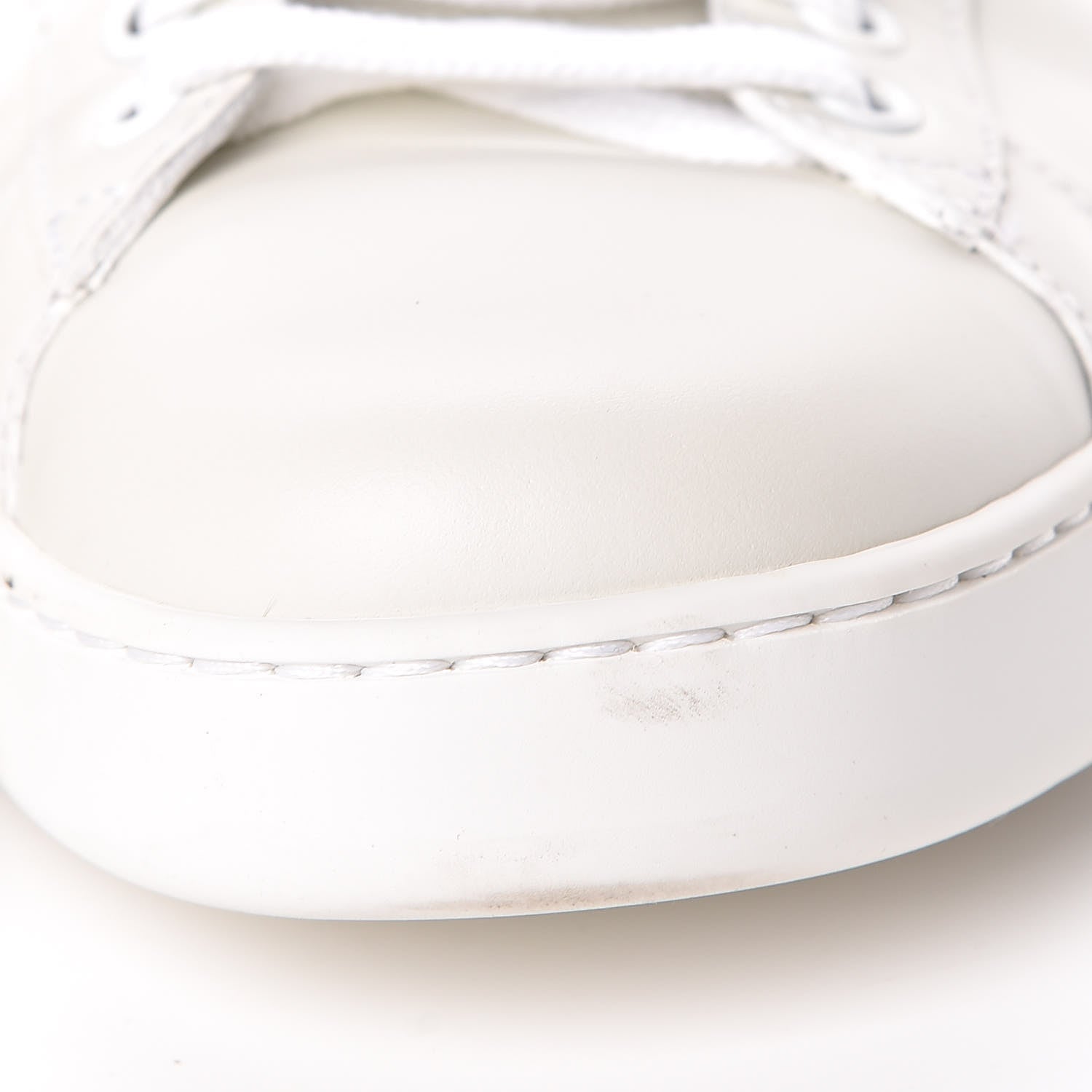 Gucci Miro Soft Calfskin Laminated Ayers Web Bee Embroidered Mens Ace Sneakers 9.5 White Green 13 of 15