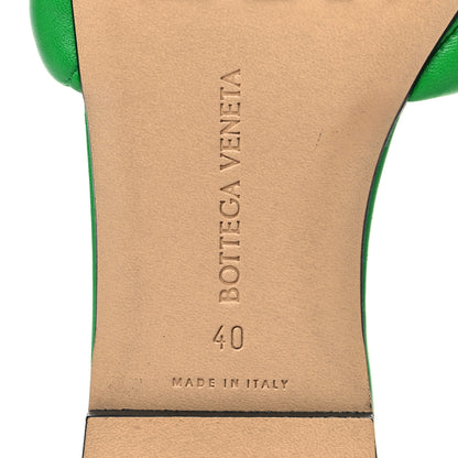 Bottega Veneta Nappa Matelasse Padded Flat Sandals 40 Parakeet 6 of 9