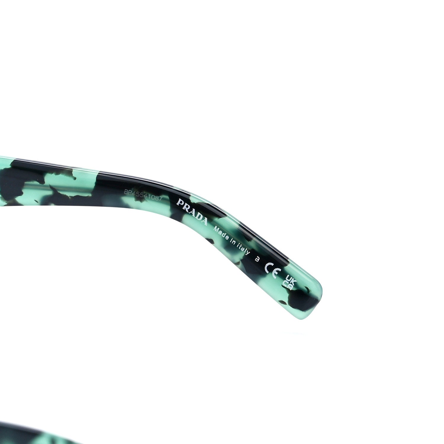 Prada Acetate Symbole Sunglasses SPR 22Y Tortoise Green 6 of 7