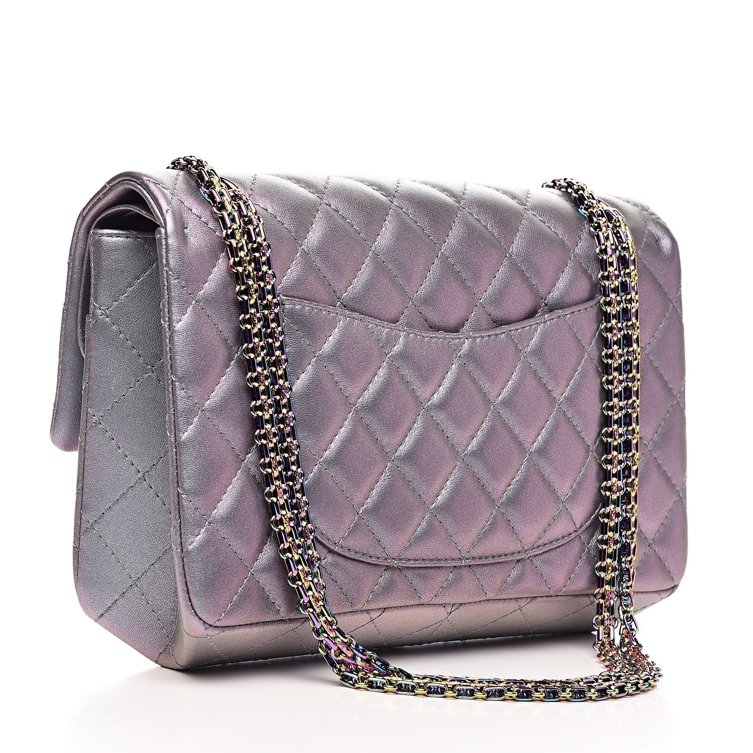Chanel Iridescent Lambskin Quilted 2.55 Reissue 226 Flap Light Purple 3 of 11
