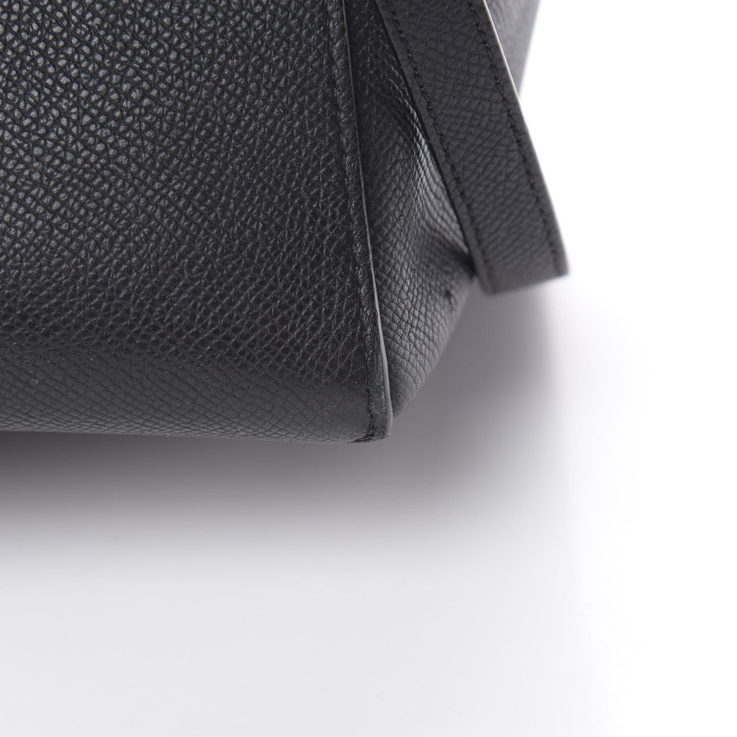 Grained Calfskin Mini Belt Bag Black