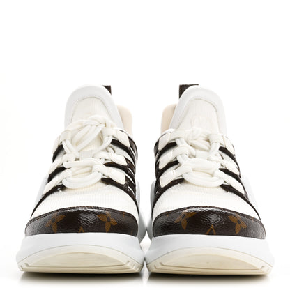 Louis Vuitton Patent Monogram LV Archlight Sneakers 39 White 3 of 10