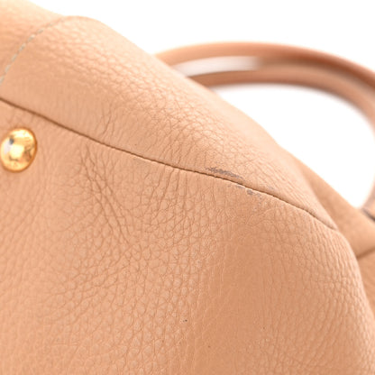 Prada Vitello Daino Pushlock Tote Sughero 14 of 16