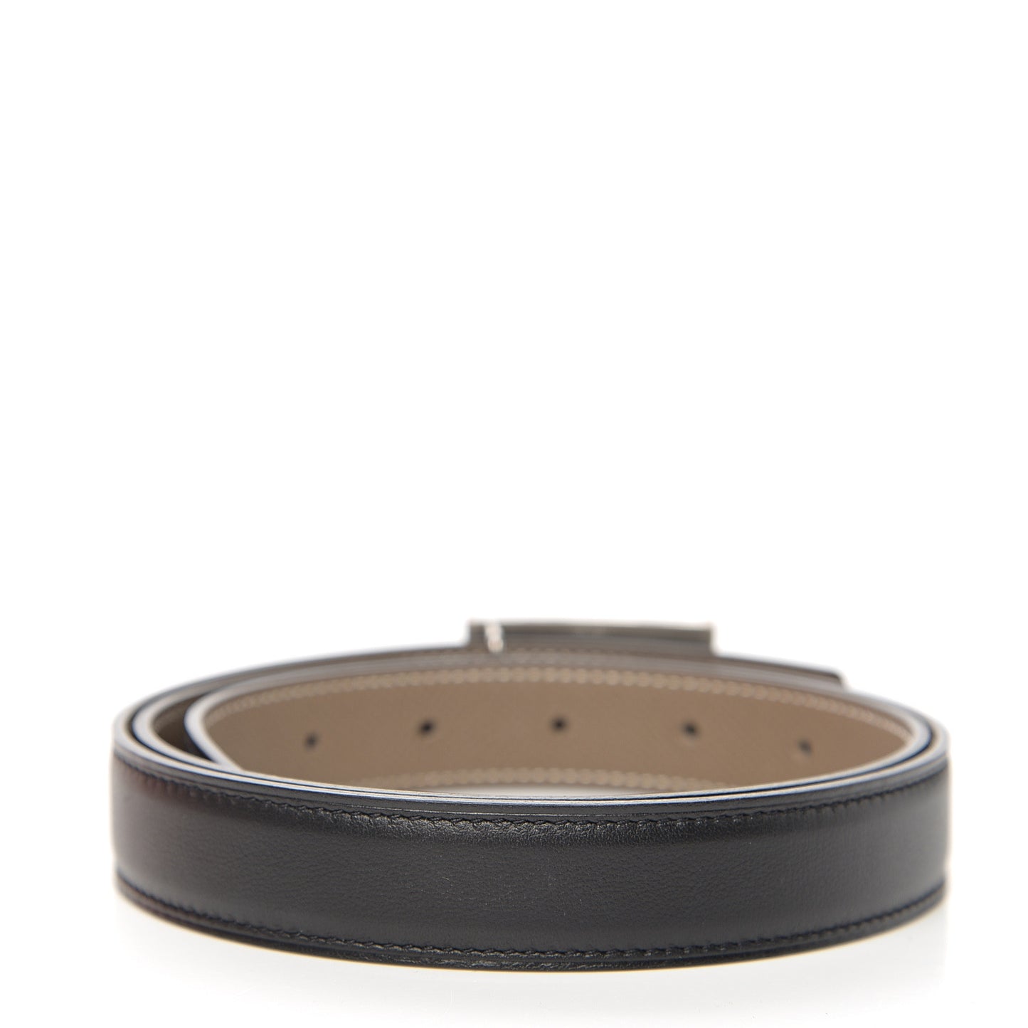 Epsom Swift 24mm Collier De Chien CDC Belt 85 Etoupe Black