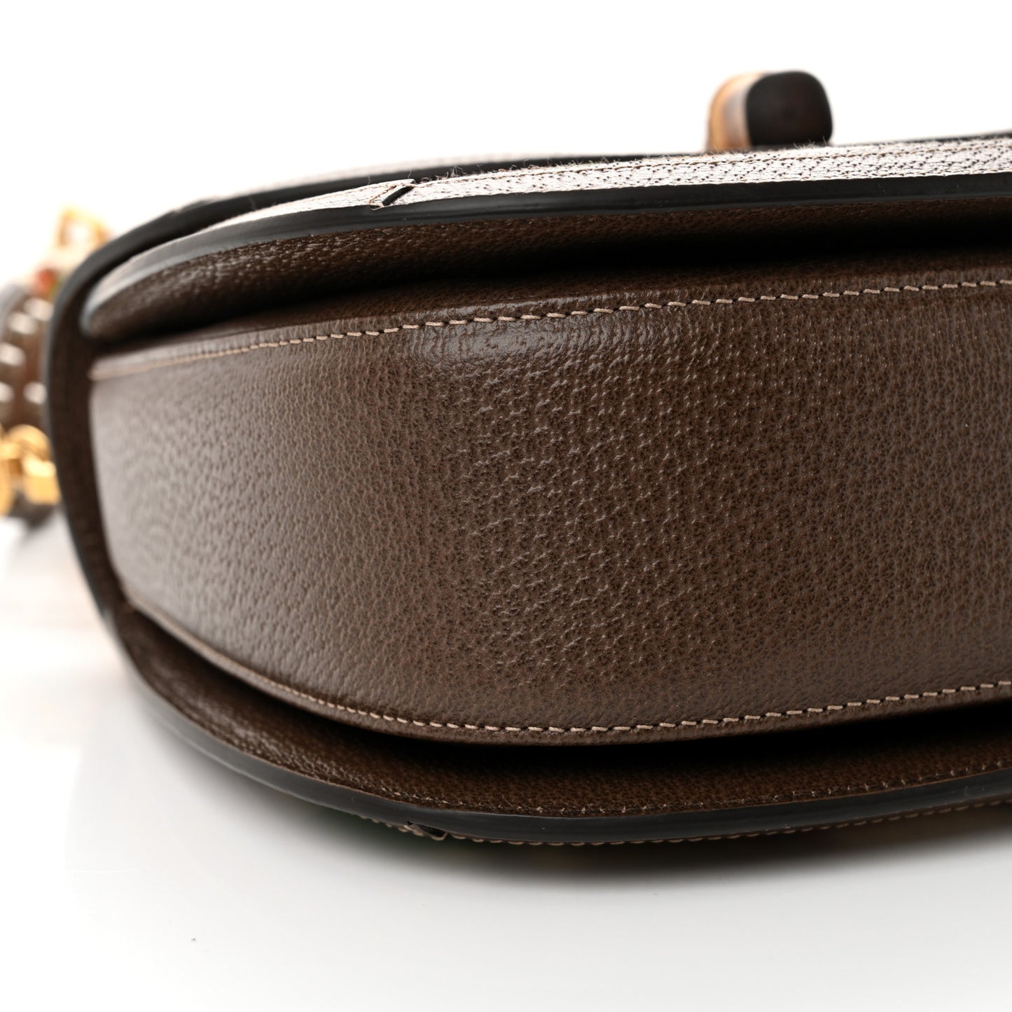 Canvas Calfskin 100 Centennial Music Medium Bamboo 1947 Top Handle Bag Multicolor