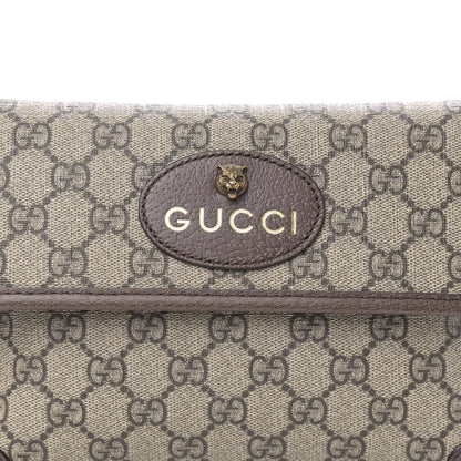 Gucci GG Supreme Monogram Neo Vintage Web Belt Bag Brown 10 of 10