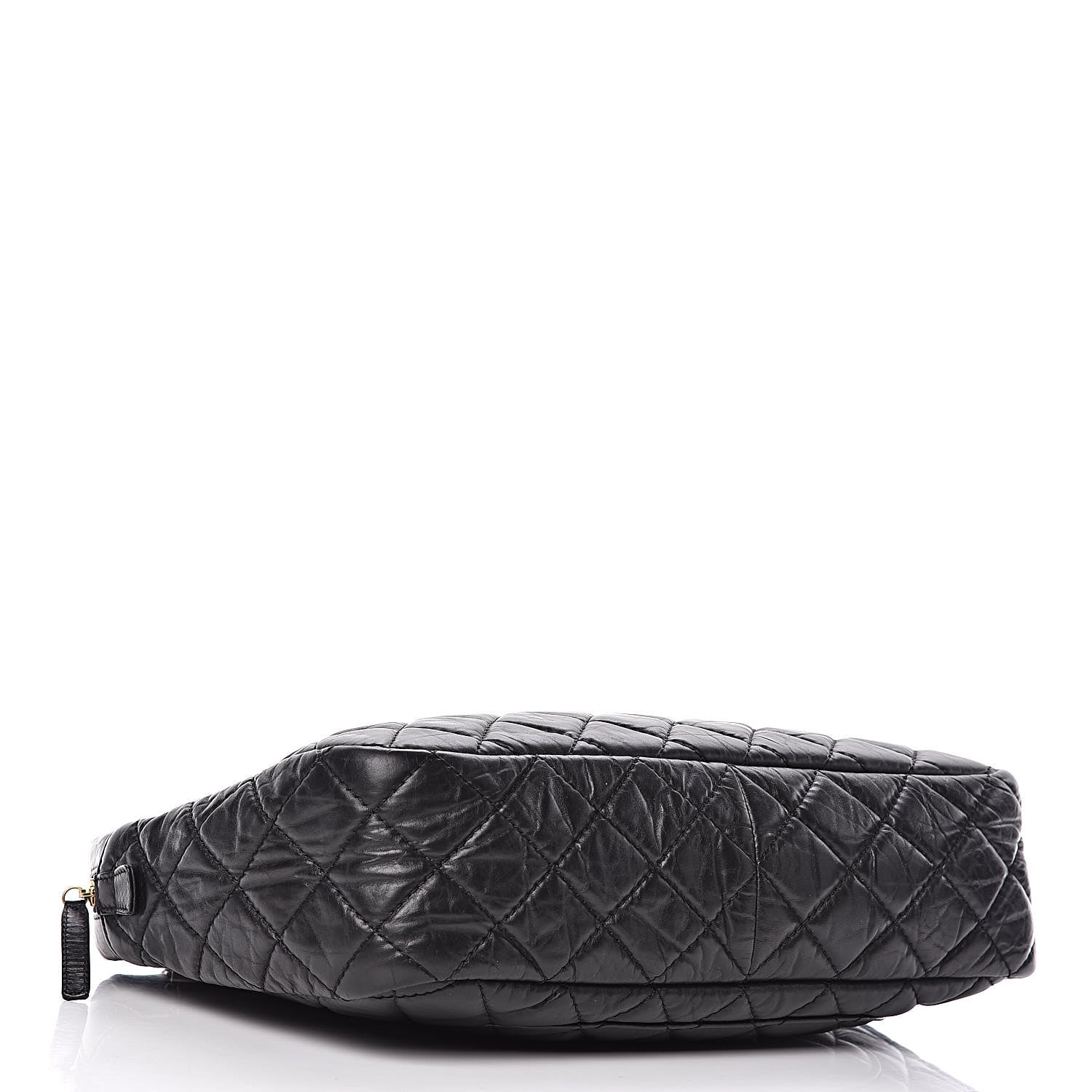 Chanel Aged Calfskin Quilted Large Reissue Camera Case Black 4 of 9