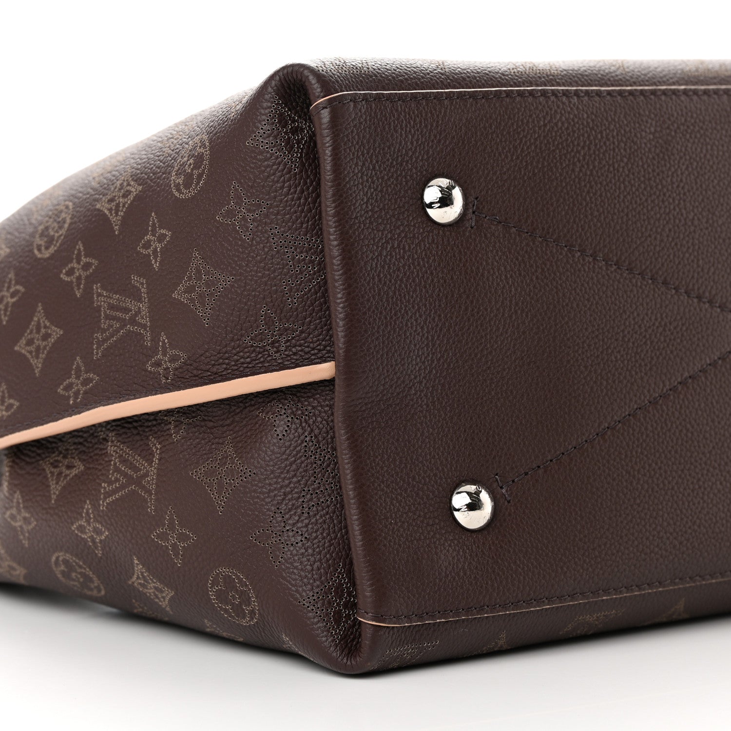 Louis Vuitton Mahina Carmel Hobo Chocolate 9 of 12