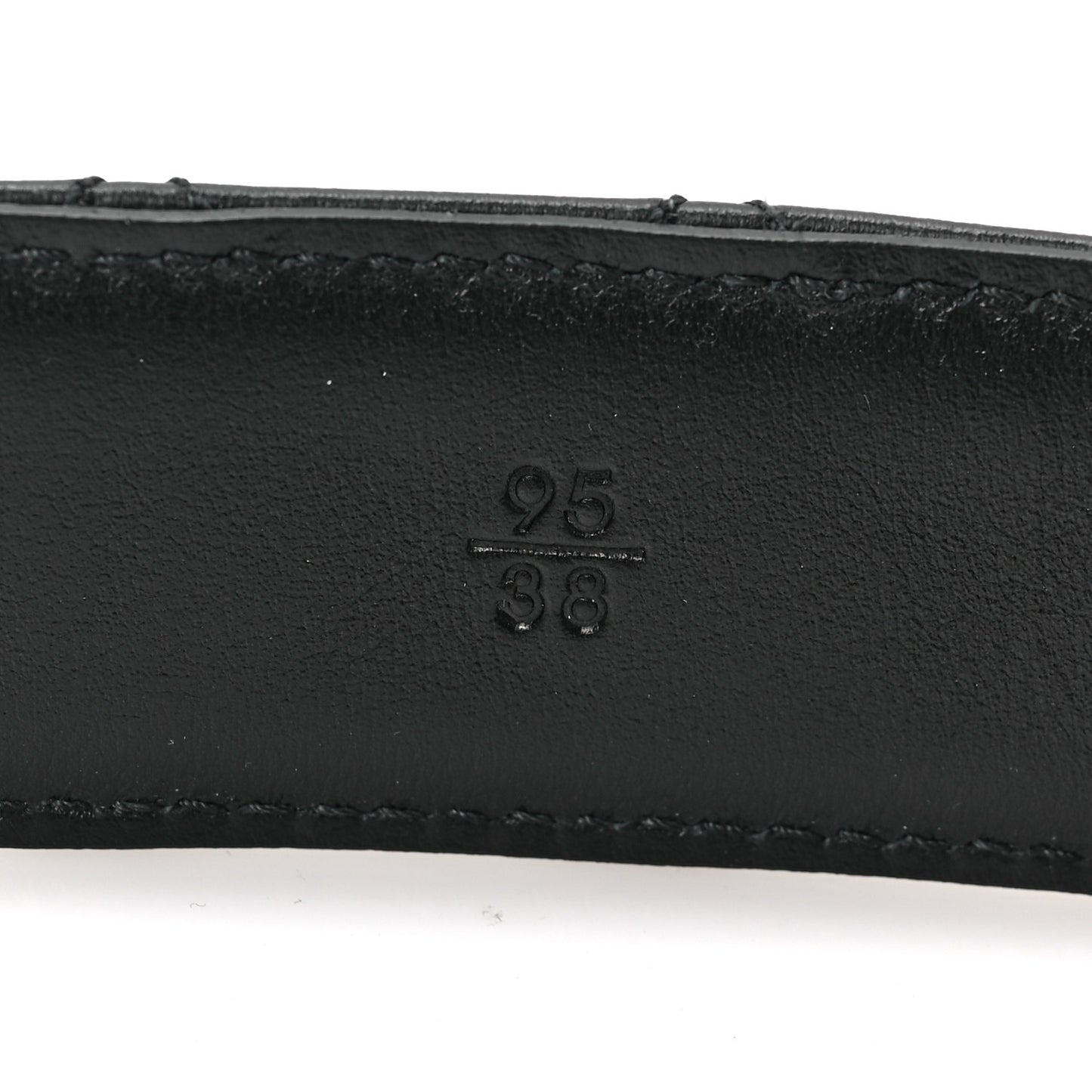Calfskin Quilted CC Chain Belt 95 38 Black