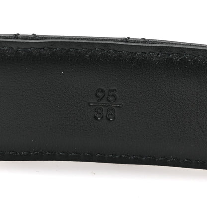 Chanel Calfskin Quilted CC Chain Belt 95 38 Black 4 of 6