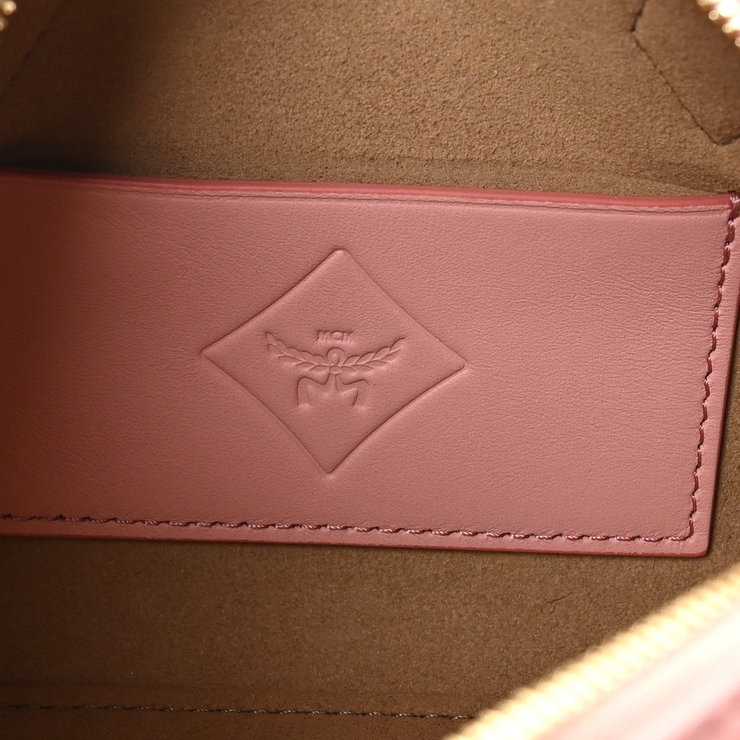 Lauretos Nappa Mini Ella Boston Bag Silver Pink