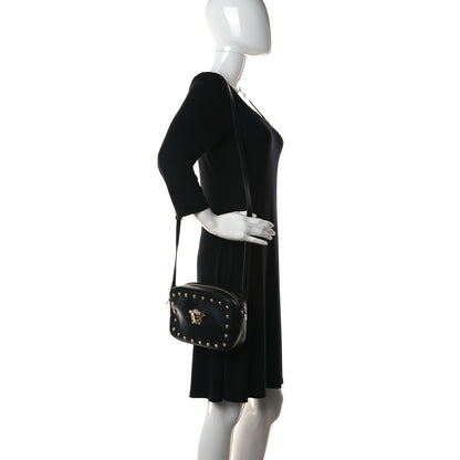 Versace Calfskin Palazzo Medusa Camera Bag Black 3 of 12
