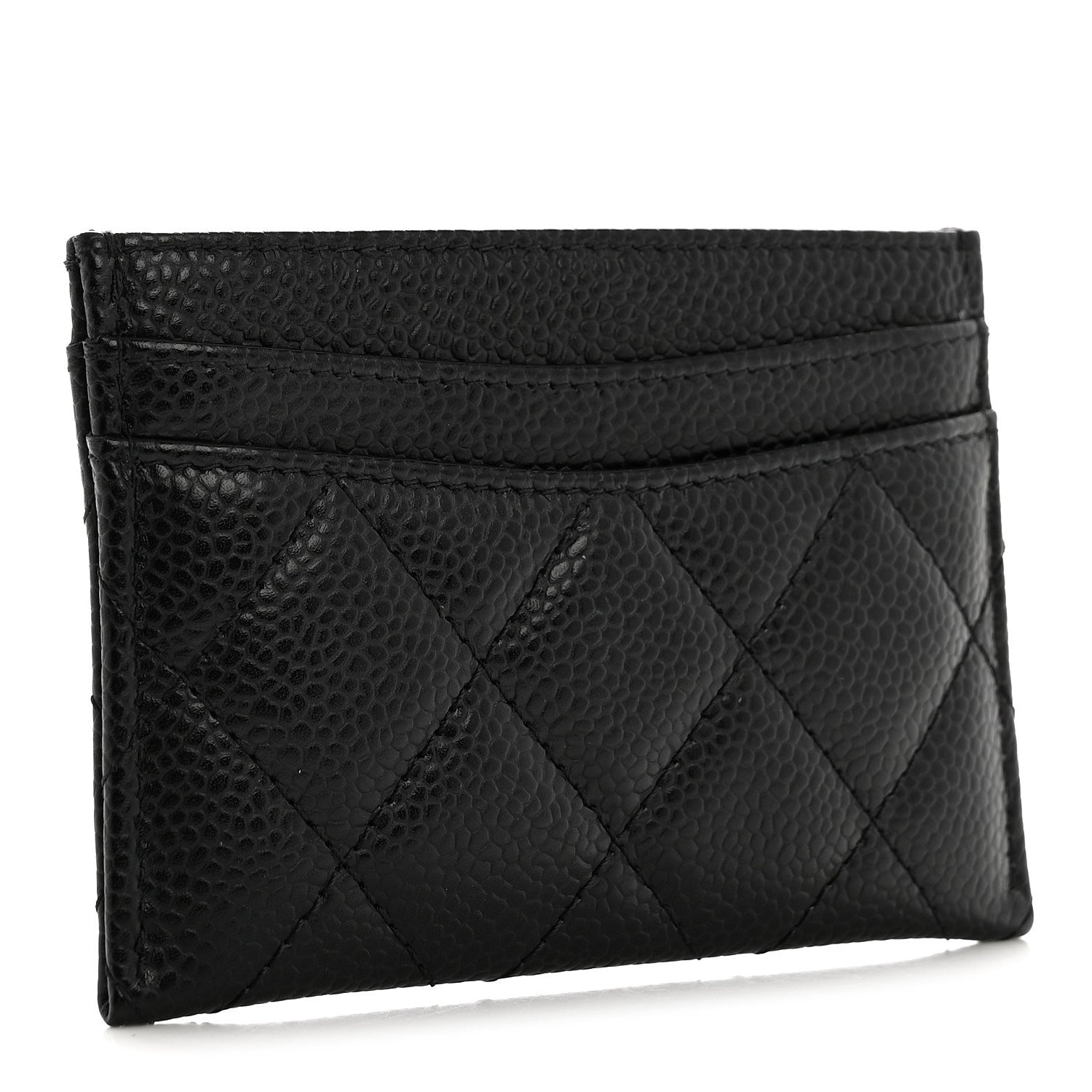 Chanel Caviar Quilted Card Holder Black 3 of 8