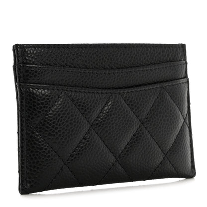 Chanel Caviar Quilted Card Holder Black 3 of 8