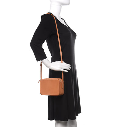 Mansur Gavriel Vegetable Tanned Calfskin Double Zip Crossbody Cammello 2 of 10