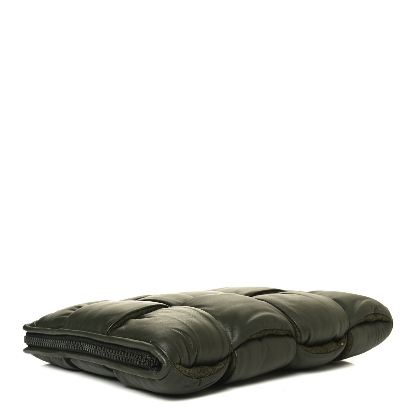 Calfskin Maxi Intrecciato Puffy Laptop Pouch Camping