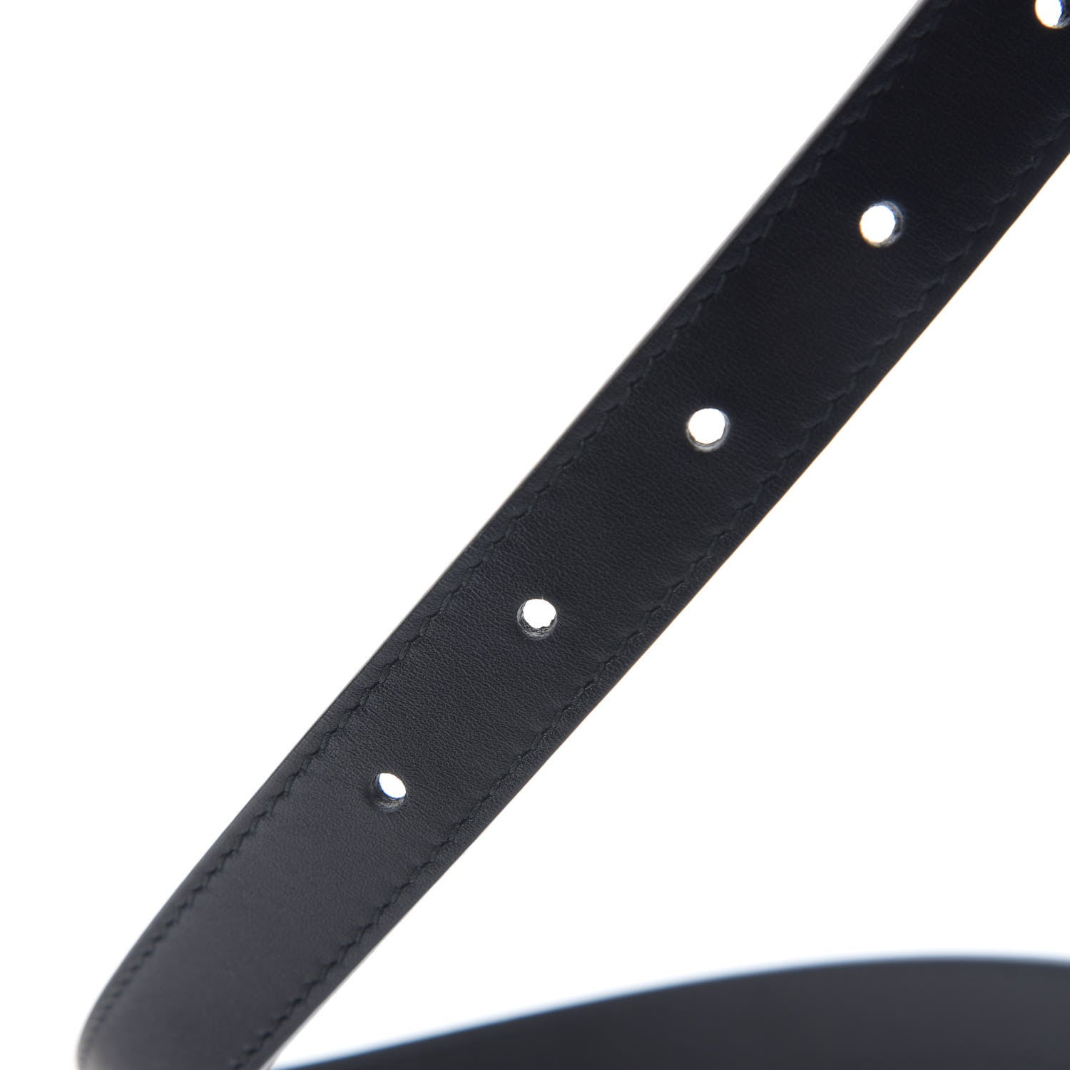 Gucci Calfskin Double G 20mm Belt 80 32 Black 4 of 6