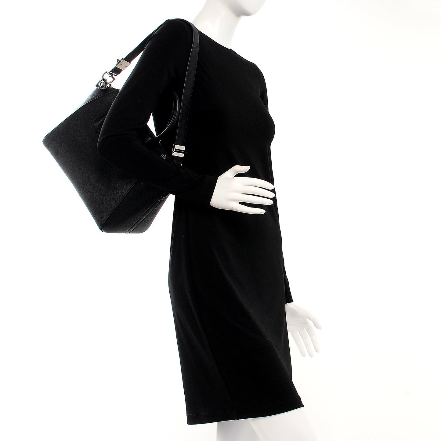 Sugar Goatskin Small Antigona Black