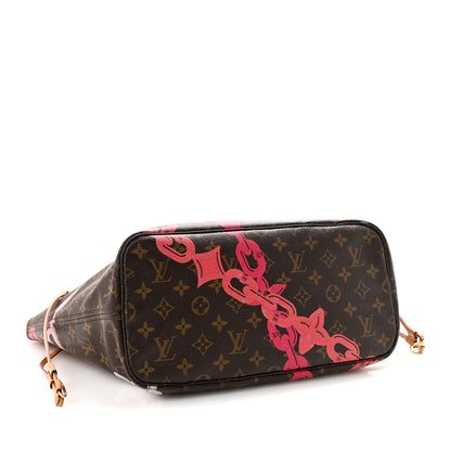Louis Vuitton Monogram Bay Neverfull MM Rose Ballerine Poppy 5 of 11