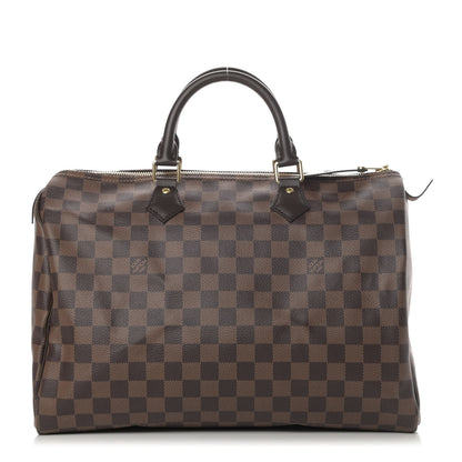 Louis Vuitton Damier Ebene Speedy 35 1 of 11