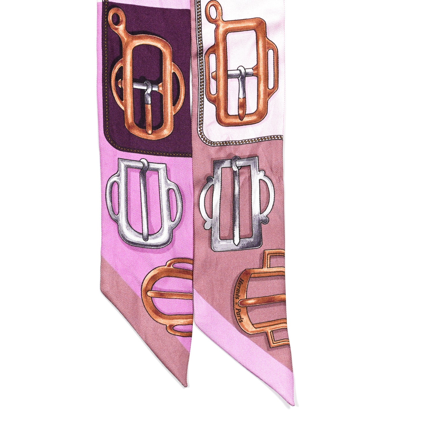 Hermes Silk Bouclerie d'Attelage Twilly 2 of 4