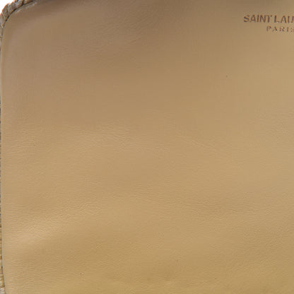 Saint Laurent Raffia Monogram Toy Loulou Chain Satchel Naturale 13 of 15