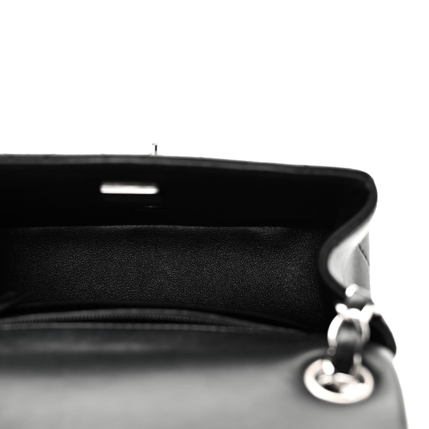 Chanel Lambskin Quilted Mini Square Flap Black 4 of 10