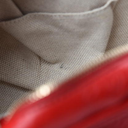 Gucci Pebbled Calfskin Small Soho Disco Bag Vibrant Red 8 of 11